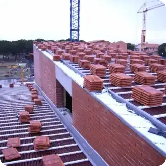 Construcción de casas unifamiliares con teja de encaje